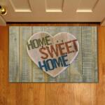 Oyo home bejárati szőnyeg, "Home Sweet Home" felirat, 58x38 cm, 100% poliészter