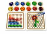BAUSPIEL Set Placa cu margele din lemn (1100S)