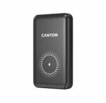 CANYON CNS-CPB1001B 10000mAh Power Bank vezeték nélküli töltés funkcióval fekete