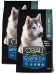 CIBAU Sensitive Adult Fish Medium&maxi 2x2, 5kg