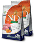 N&D Pumpkin Dog bárány&áfonya sütőtökkel adult medium/maxi 2x2, 5kg