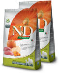 N&D Pumpkin Dog vaddisznó & alma sütőtökkel adult medium/maxi 2x2, 5kg