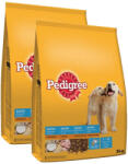 PEDIGREE száraz Junior Medium Csirke 2x3kg