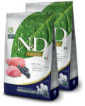 N&D Prime Dog bárány & áfonya adult medium & maxi 2x2, 5kg