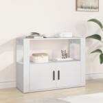 vidaXL Servantă, alb, 80x30x60 cm, lemn prelucrat (819452) Comoda