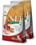 N&D Ancestral Grain Dog csirke, tönköly, zab&gránátalma puppy mini 2x2, 5kg