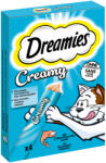 Dreamies 4x10g Dreamies Creamy Snacks Lazac jutalomfalat macskáknak
