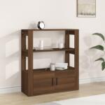 vidaXL Servantă, stejar maro, 80x30x90 cm, lemn prelucrat (819467) Comoda