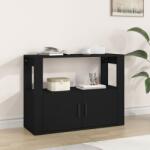 vidaXL Servantă, negru, 80x30x60 cm, lemn compozit (819453) Comoda