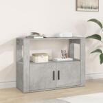 vidaXL Servantă, gri beton, 80x30x60 cm, lemn prelucrat (819456) Comoda
