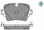 MEYLE set placute frana, frana disc MEYLE -PD: Advanced performance and design. 025 257 4217/PD (025 257 4217/PD)