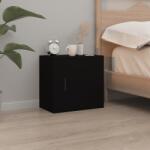 vidaXL Noptiere de perete, negru, 50x30x47 cm (816866)