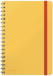 Leitz Caiet de birou LEITZ Cosy, carton laminat, coperta dura, B5, 80 coli, cu spira, matematica, galben c (L-44840019) - pcone