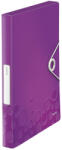 Leitz Mapa LEITZ Wow Jumbo, PP, 30mm - mov metalizat (L-46290062) - pcone