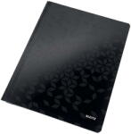 Leitz Dosar cu sina LEITZ WOW, carton laminat, A4, 250 coli, negru (L-30010095) - pcone