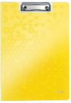 Leitz Clipboard LEITZ WOW, dublu, polyfoam, A4, 100 coli, galben (L-41990016) - pcone