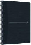 OXFORD Caiet cu spirala A4+, OXFORD Origins, 70 file-90g/mp, Scribzee, coperta PP - matematica - negru (OX-400150006)