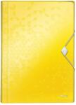 Leitz Mapa tip proiect LEITZ WOW, PP, A4, 250 coli, galben (L-45890016) - pcone