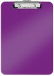 Leitz Clipboard LEITZ WOW, simplu, PS, A4, 100 coli, mov (L-39710062) - pcone