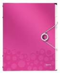 Leitz Mapa LEITZ Wow cu 12 separatoare, PP - roz metalizat (L-46340023) - pcone