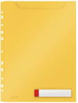 Leitz Mapa LEITZ Cosy Jumbo, PP, A4, 150 coli, pre-perforata, cu eticheta, 3 buc/set, galben chihlimbar (L-46680019) - pcone