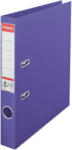 Esselte Biblioraft A4, plastifiat PP/PP, margine metalica, 50 mm, ESSELTE No. 1 Power - mov (ES-811540) - pcone