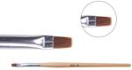 NeoNail Professional Pensulă plată pentru gel, Nr. 6, mâner din lemn - NeoNail Professional
