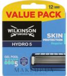 Wilkinson Sword Hydro 5 cserepenge készlet, 12 db. - Wilkinson Sword Hydro 5 Skin Protection Regular 12 db