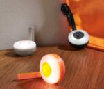 Tchibo 3 LED-es lámpa szettben, karabinerrel, elemes 1x fekete, 1x narancssárga, 1x bézs