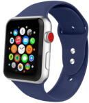 Tech-protect Curea silicon Tech-Protect Icon V2 compatibila cu Apple Watch 4/5/6/7/8/SE 38/40/41mm Midnight Blue (0795787713662)