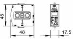 Obo-bettermann Túlfeszültség-levezető betét C 1P T2 280V/AC 40kA 1M V20-C 0-280 OBO-BETTERMANN - 5099609 (5099609)