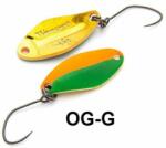 Nories Masukuroto Weeper 23mm 1.5g #045 kanál villantó (Orange-Grün / Gold) (NO-15-9498)