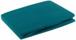 EUROFIRANY Jersey pamut gumis lepedő Türkiz 220x200 cm +30 cm