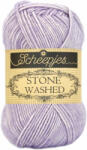 Scheepjes Stone Washed 818 Lilac Quartz - halványlila pamut keverék fonal