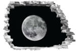 4 Decor Sticker cu efect 3D - Luna
