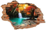 4 Decor Sticker cu efect 3D - Cascada de toamna