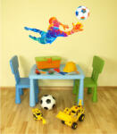 4 Decor Sticker - Fotbalist colorat