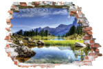 4 Decor Sticker cu efect 3D - Lago Federa
