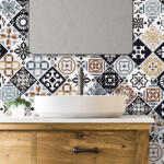 Walplus Sticker faianta - Vitorchiano Mediterranean Tiles - 48 buc - 15x15 cm