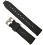  Curea de ceas Neagra din Silicon 20mm JD095 (JD095)