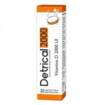 Zdrovit Romania Detrical D3 2000 UI, 20 cpr efervescente, Zdrovit
