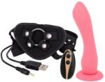 Seven Creations 7inch Vibration Dildo Strap-on pink