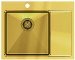 Quadron Chiuveta inox incastrata Quadron Unique Russel 116 finisaj auriu 62x48 cm (HB7911PVDBSG1) Chiuveta