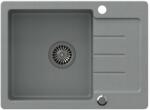 Quadron Chiuveta compozit incastrata Quadron Pop Johnny 116 gri 60x44 cm (HCQJ6044SZK) Chiuveta