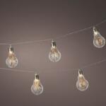 Lumineo Kültéri LED elemes villanykörte füzér 1, 8 m, 10 izzó (40101392)