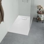 vidaXL Cădiță de duș, alb, 120 x 70 cm, SMC (144774) - vidaxl