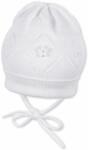 Sterntaler Pălărie pentru copii din bumbac tricotata Sterntaler - 51 cm, 18-24 luni, albă (1701610-500)