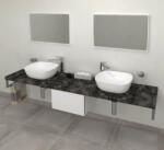  Sapho Avice mosdópult 210x49, 5 cm, zúzott kő AV219 (AV219)