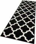  MARINE fekete-fehér mintás modern futószőnyeg Méret: 70x200 cm (TA63299/B)