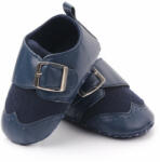 Superbebeshoes Pantofi eleganti bleumarine cu catarama MBd2425-1-p9.3-6 luni (Marimea 18 incaltaminte) (10097668)